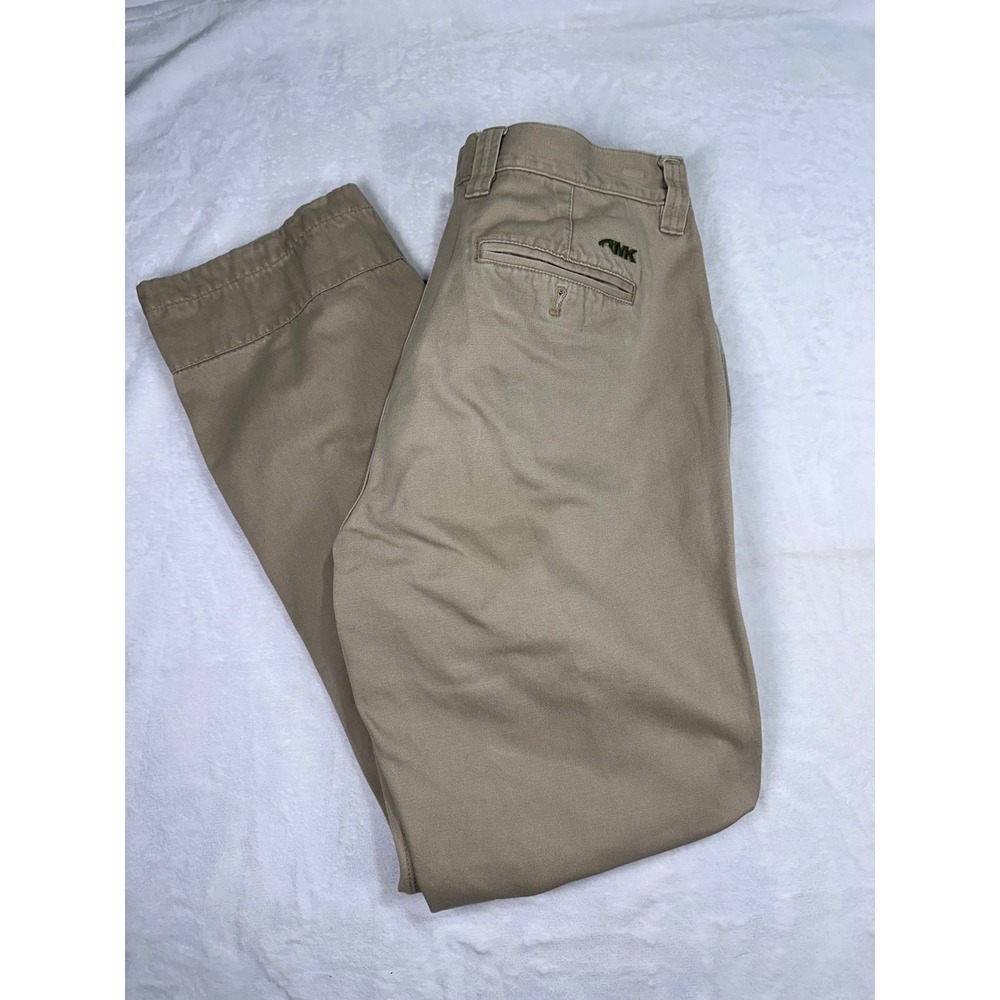 Mountain Khakis Jackson Hole Slim Fit Pants 34x32 Khaki Tan Cotton Mens